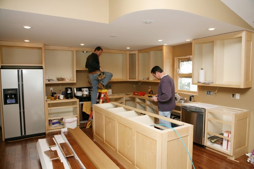 Cocina de Leroy Merlin montada en vivienda del Barrio de Fresnos, Torrejón de Ardoz